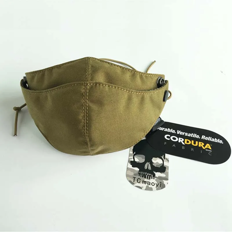KK Cordura полумаска для лица тактическая Защитная Экипировка камуфляжная маска Мультикам велосипедная марлевая маска - Цвет: KK