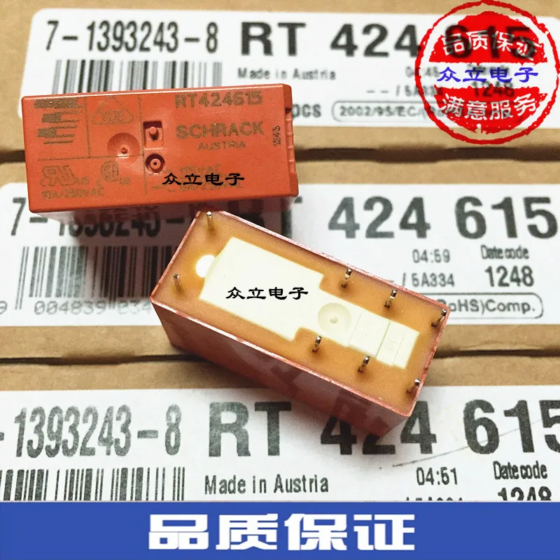 Реле мощности TE TYCO SCHRACK RT424615 115VAC RT424730 230VAC 8A250VAC DIP-8 бесплатная доставка Лот (5