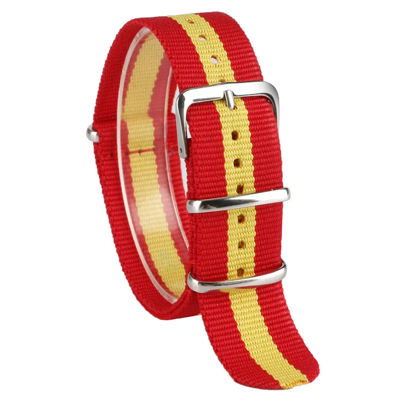Ремешок нейлоновый для наручных часов Спортивный Повседневный холщовый сменный