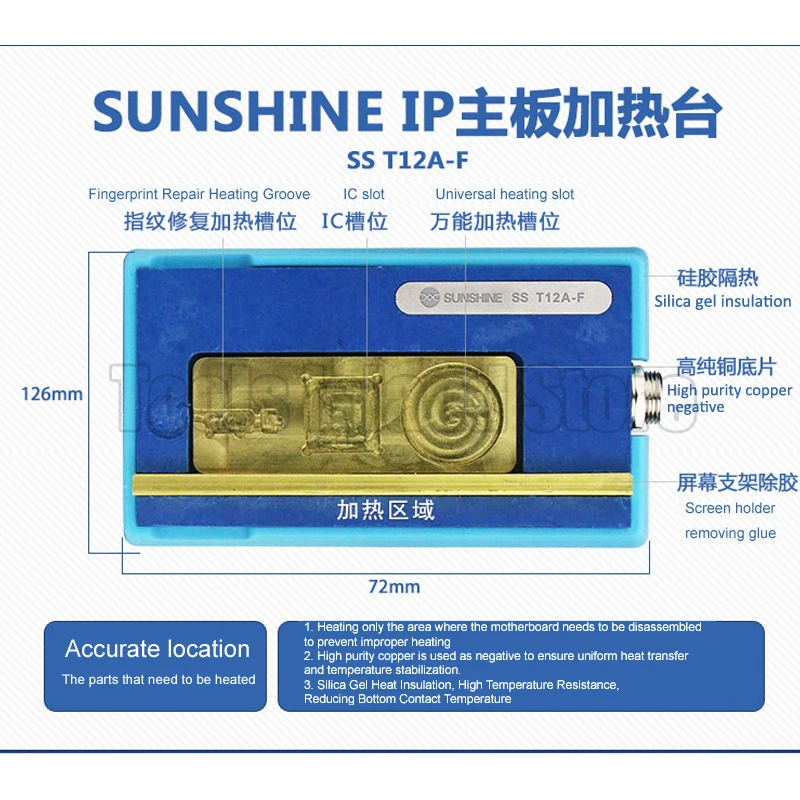 Набор паяльной станции SS-T12A инструмент для ремонта материнской платы iPhone 6 7 8 X XS MAX