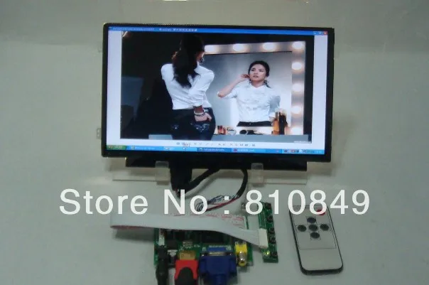 

HD MI+VGA+2AV Control board+10.1inch LP101WH2 CLAA101WB03 1366*768 Lcd panel