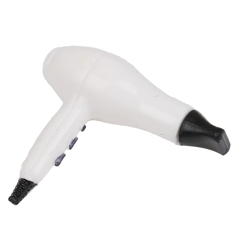 

1pc 1/12 Doll house Miniature Practical Bathroom Accessory Hair Dryer Model Building Kits Kids Toys