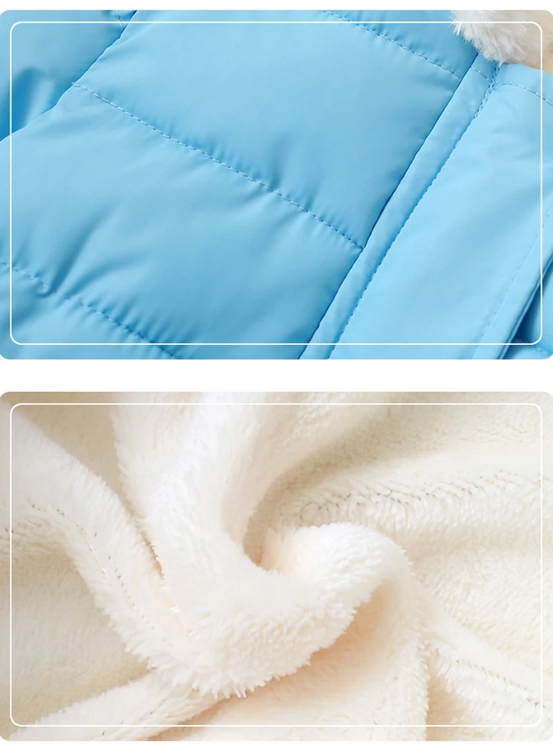 Новинка 2018 одежда для маленьких девочек хлопковые зимние куртки с капюшоном