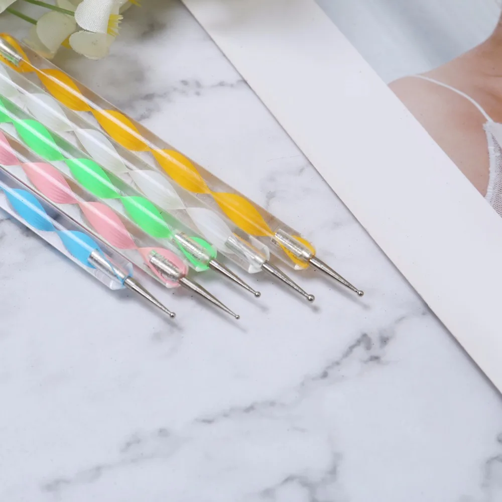 Маникюрный Инструмент для ногтей 20 шт./компл. розовая краска кисть тонкая