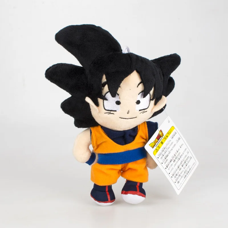 DRAGON BALL Goku Кукла Плюшевая Игрушка 18 см пенины мягкие игрушки Аниме куклы подушки детские подарки на день рождения