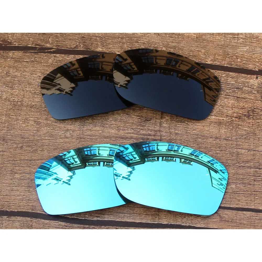 

Vonxyz 2 пары сменных поляризованных линз Stealth Black & Ice для квадратной оправы Oakley Fives