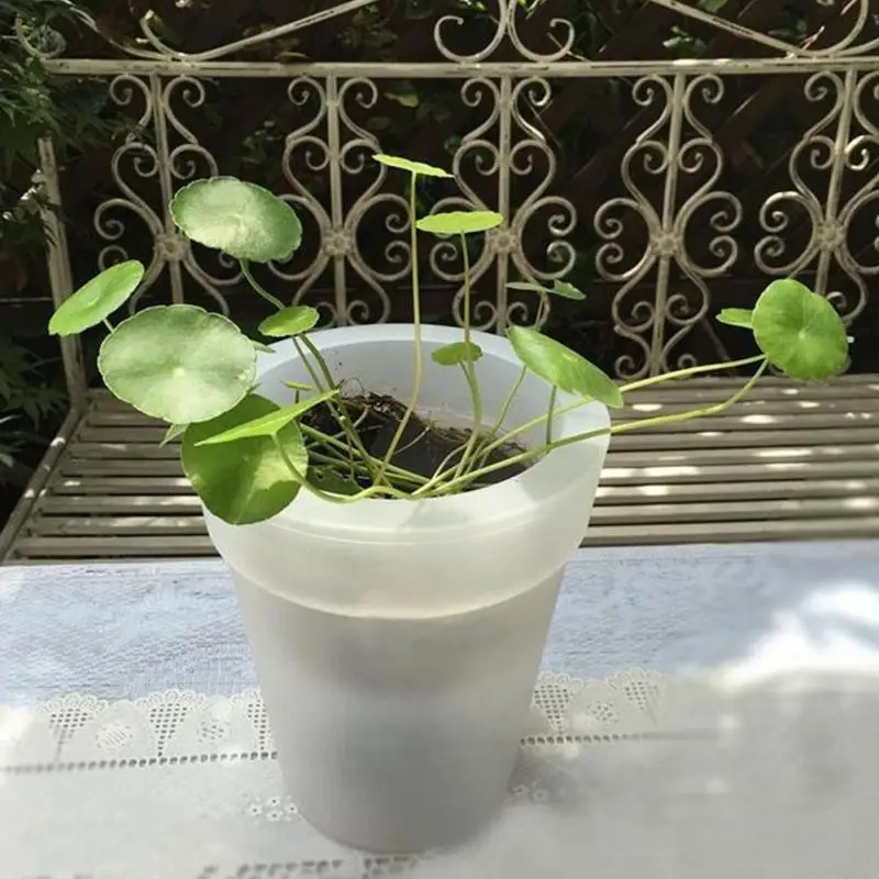 Солнечный Цветочный горшок светодиодные фонари на солнечных батареях стол