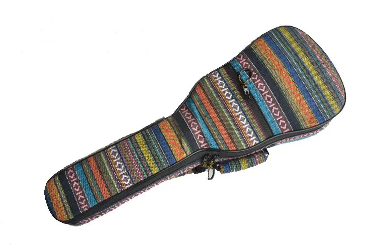 21 inches bag Портативный прочный винтажный 21 23 24 26 дюймов сопрано концертный тенор Гавайские гитары укулеле сумки мягкий gig рюкзак гитара чехол мягкий чехол детский подарок - Цвет: 21 inches bag