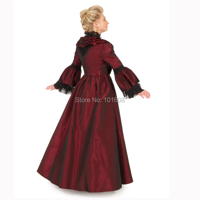Индивидуальный дизайн! винтажный костюм 19 века викторианские платья Eras Southern Belle