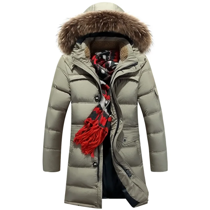 Hot 2022 Men Down Jacket Winter Coat Mens Parka Cotton Padded Jackets man New Warm Slim Zipper Fashion jacket M-4XL | Мужская одежда