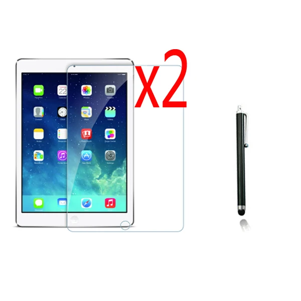 2x ЖК пленка + ткань 1x Стилус Антибликовая матовая защитная для Apple iPad Air iPad5 5 Air2 2 iPad6