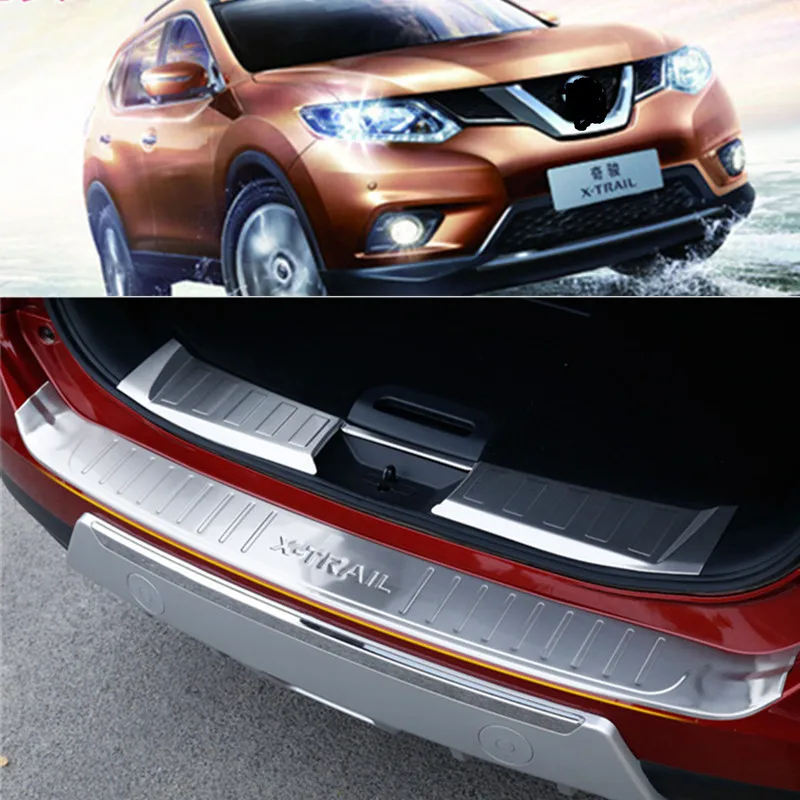 Протектор заднего бампера из нержавеющей стали Rogue защитная Накладка на порог