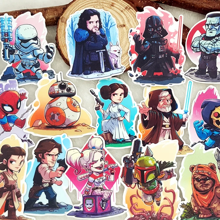 25 шт./пакет мультипликационный персонаж видео милый альбом водонепроницаемый