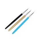 Набор из 3 предметов, ручка с разноцветными бусинами для дизайна ногтей, ручка для рисования, инструмент для маникюра и нейл-арта