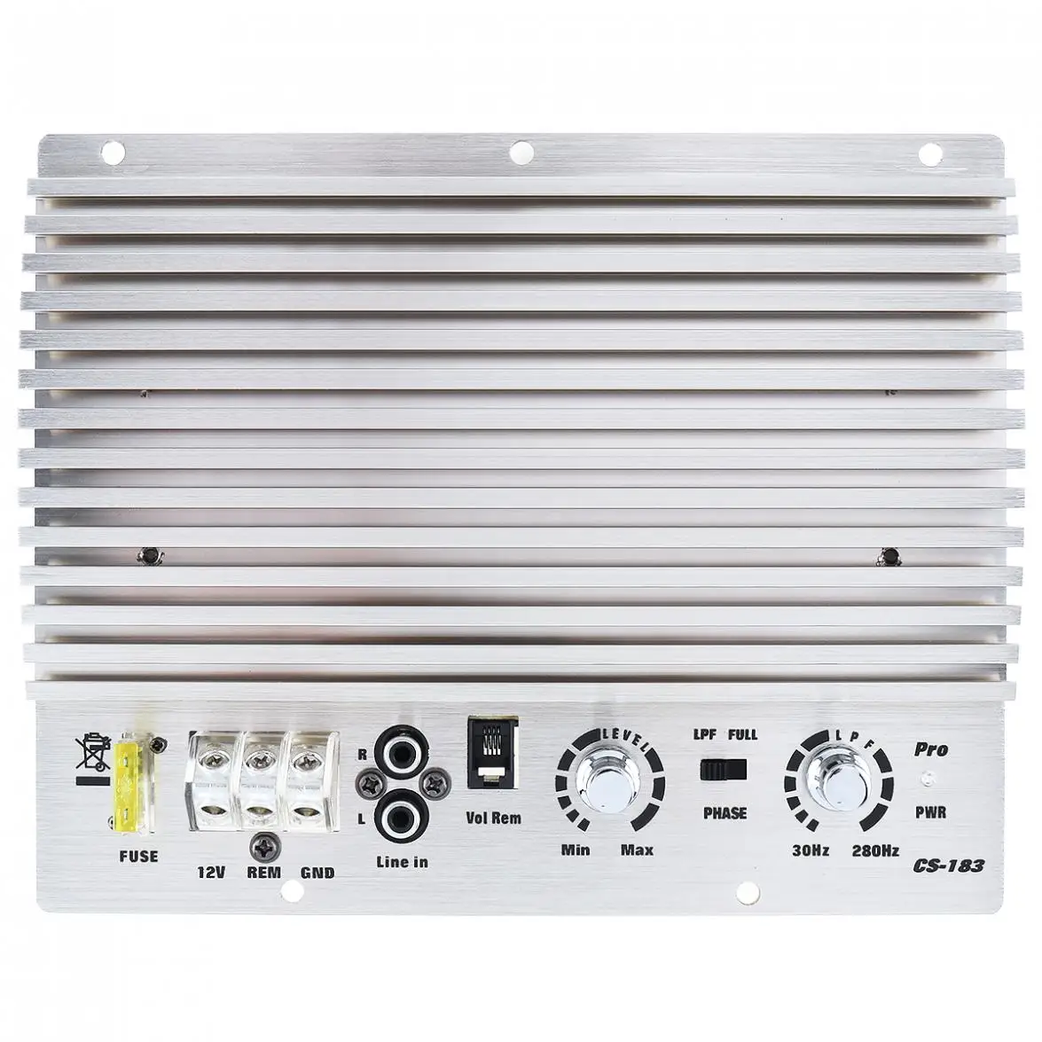 1000 Вт класс AB цифровой 2-канальный алюминиевый сплав серебристый автомобильный