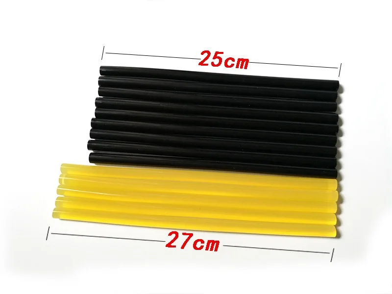 PDR Инструменты 11 мм Палочки термоклея для Пистолеты склеивания/желтый и черный