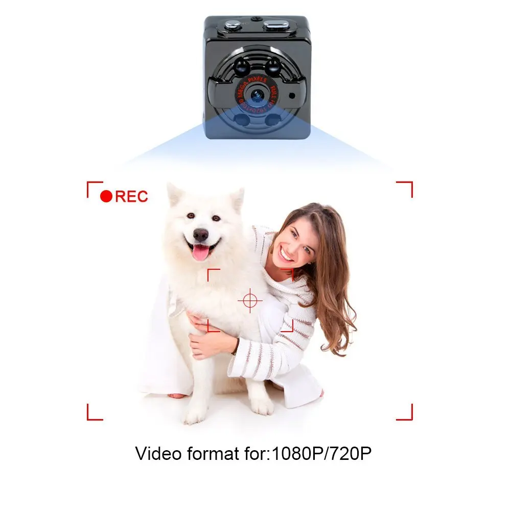 SQ8 Full HD 1080 P мини Камера инфракрасный Ночное видение Micro обнаружения движения