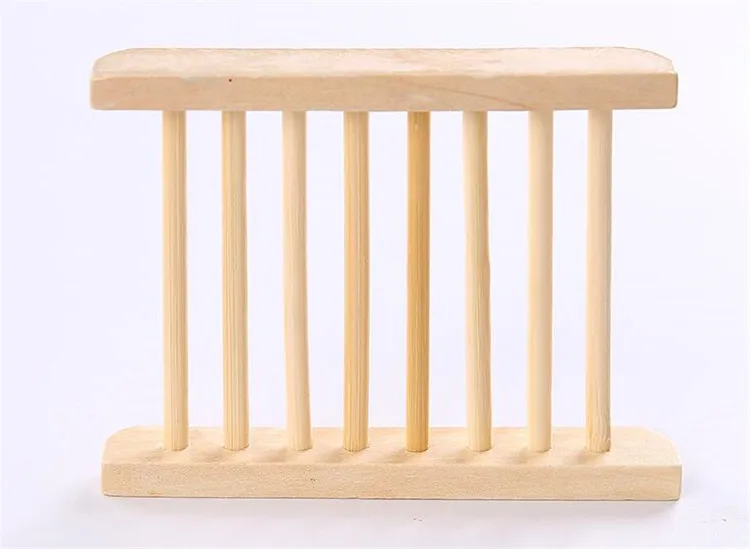 Cute Wood Soap Dish Tray Holder Soap Holder Bathroom Storage Shower Plate Storage Organizer