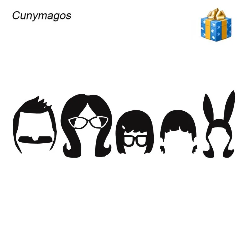 Cunymagos Боба Burger Семья мультфильм автомобиль Стикеры модные авто наклейка мотоцикл
