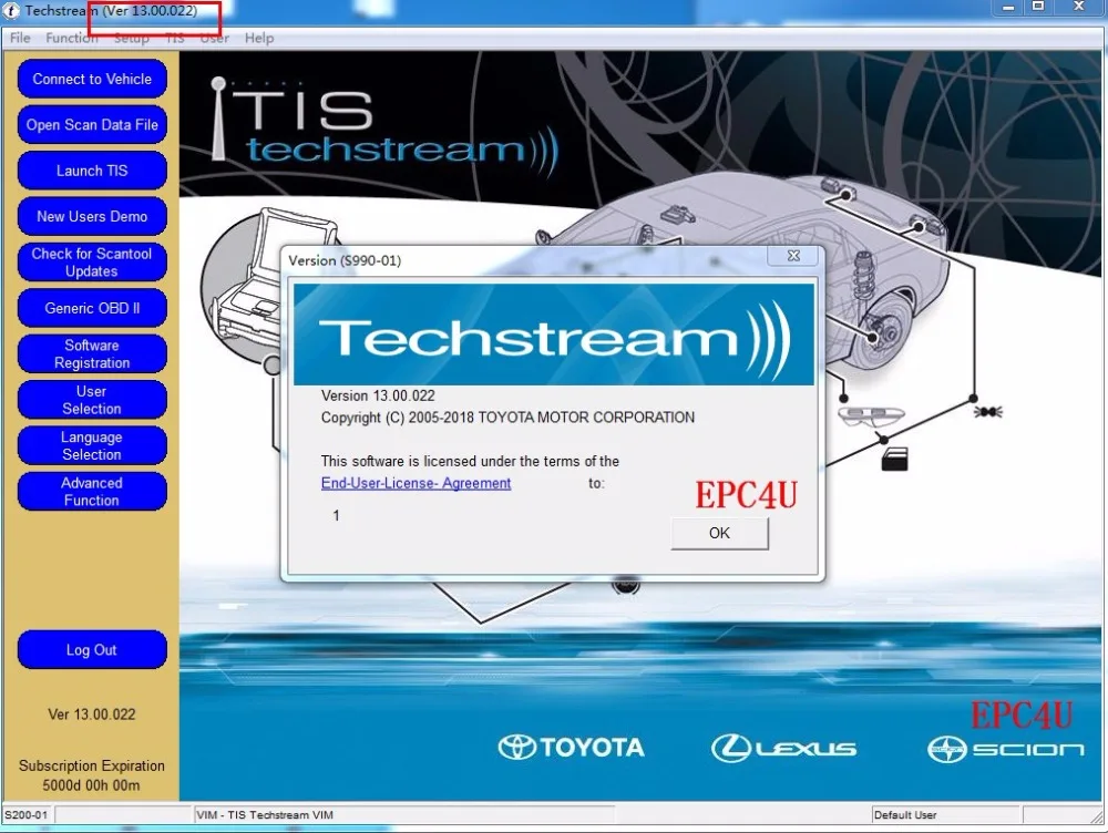 Новинка 2018 от TIS Techstream V13.00.022 новый + трещина флеш перепрограммируемый DVD для Toyota|tis