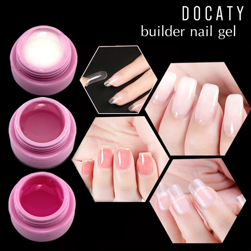 Гель для наращивания ногтей Docaty все маникюра УФ лак грунтовка Полуперманентная