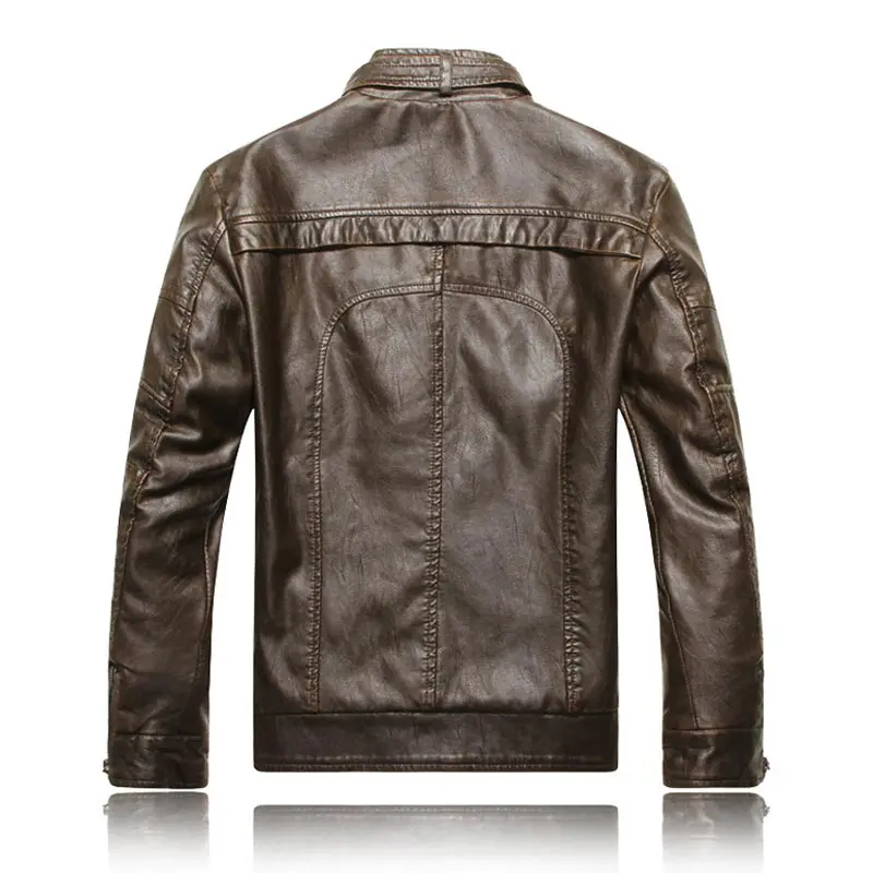 HEE GRAND 2017 Новое поступление мужская повседневная куртка из искусственной кожи