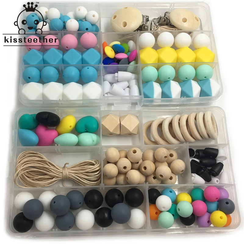 2 шт. деревянные бусины и кольца для браслетов | Мать ребенок