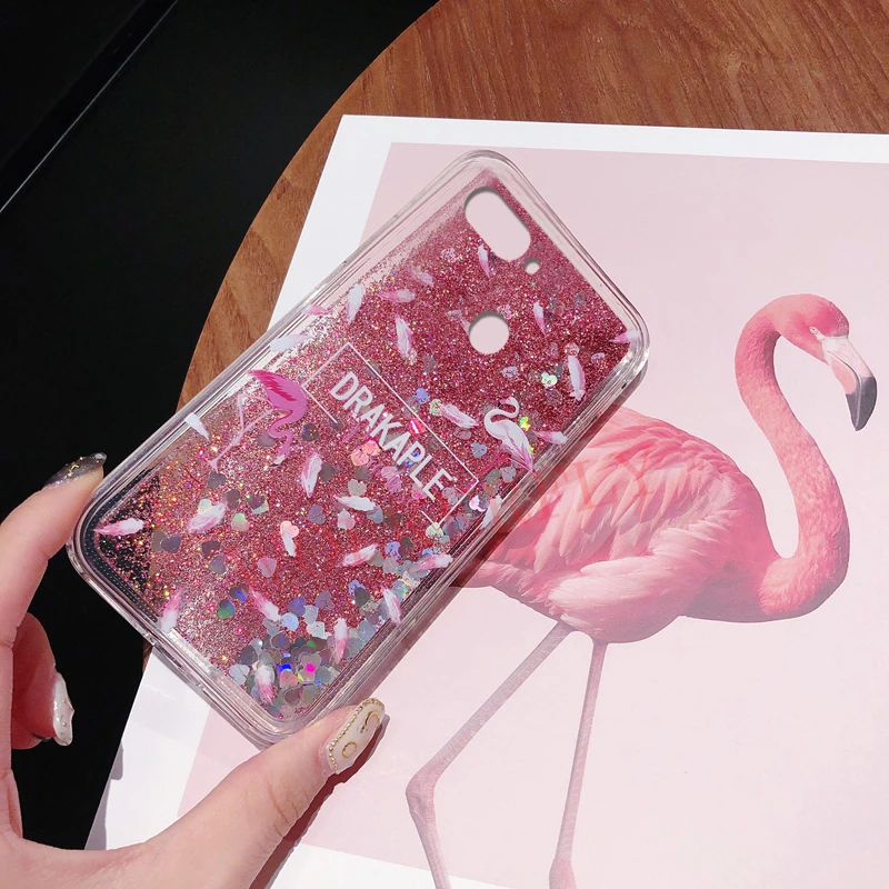 Чехол с жидким блеском для Xiao mi Red mi 7 Y3 Note 7 6 5 Pro 5 Plus 4X Quicksand чехол для mi 8 Lite A1 A2 Max 3 Pocophone F1 Funda