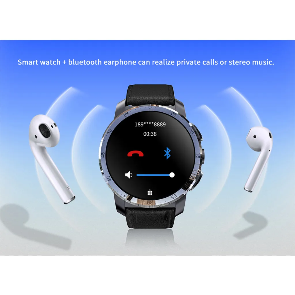 KOSPET Optimus Pro 3 ГБ 32 800 мАч Bluetooth Dual 4G SmartWatch телефон водонепроницаемый 8.0MP 1 39 &quotмужские