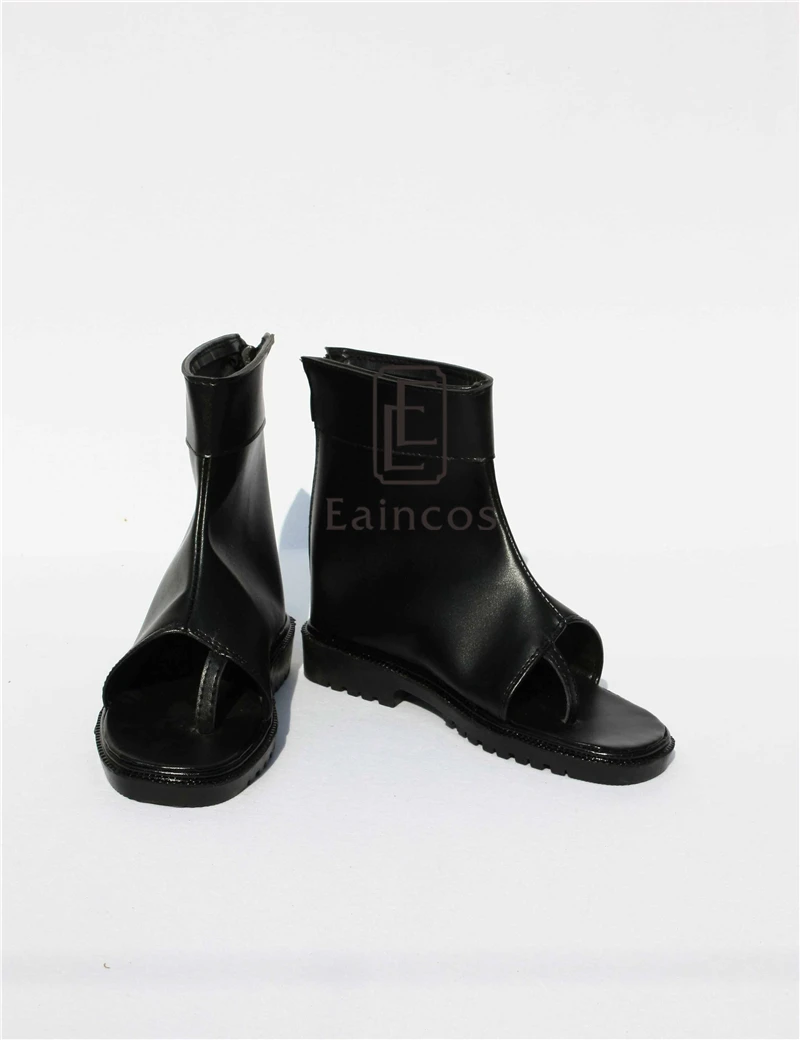 Аниме Наруто Темари Обувь для костюмированной вечеринки Черные ботинки с