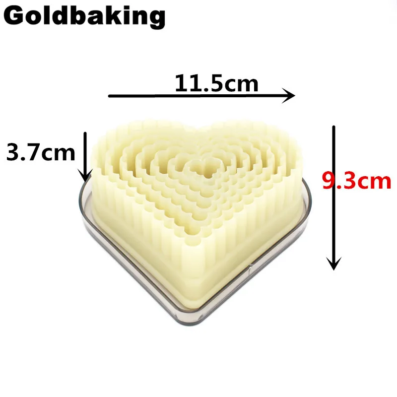 Нейлоновые формы для печенья 7 шт.|heart cookie cutter|cutter moldcookie cutter set |