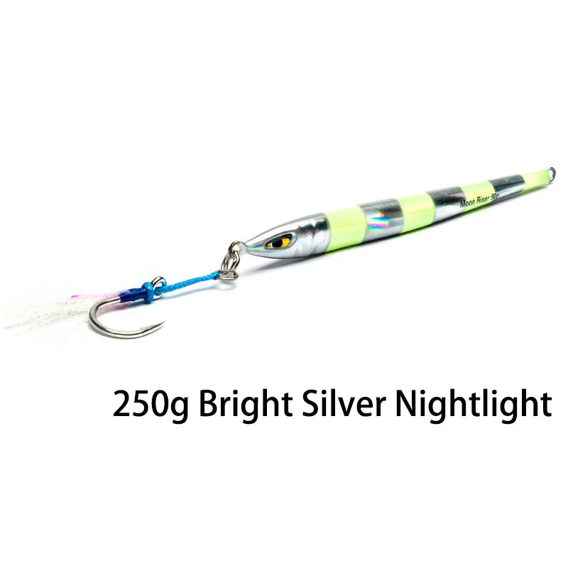 Mustad Moon Riser Jigs MJIG03 железная пластина приманка поддельные приманки сильная тяговая сила рыболовные Крючки рыболовные принадлежности PESCA 150 г 200 г 250 г - Цвет: As pictures show