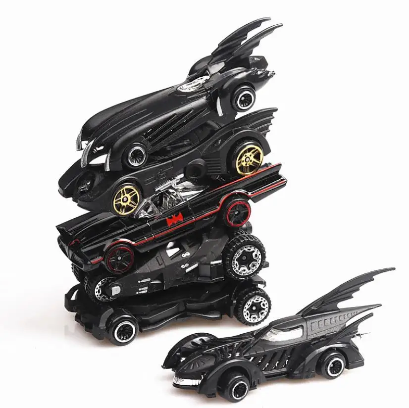 6pcs/set Toy Car Justice League Batman Chariot Model car Diecasts &amp Vehicles Kids Toys Vehicle For Children Juguetes |