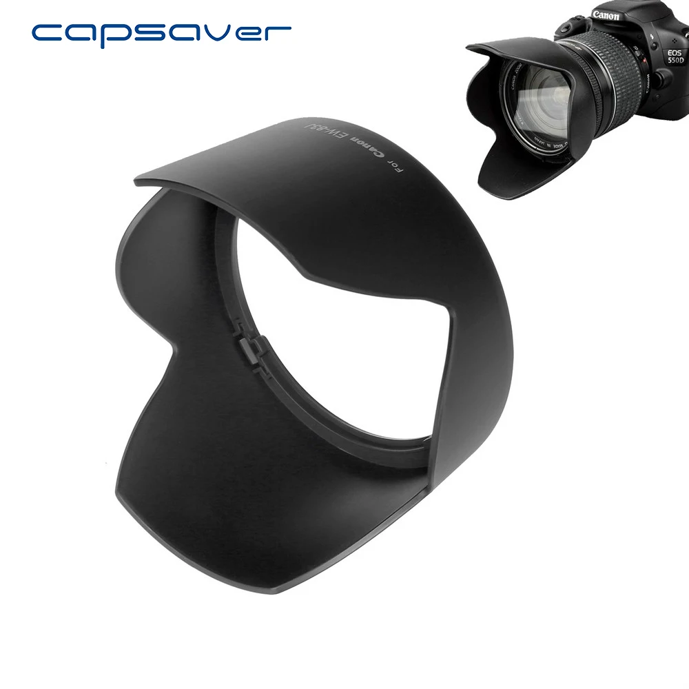 Capsaver EW 83J бленда для объектива Canon EF S 17 55 мм f/2.8 IS USM Пластик штык лепесток тюльпан