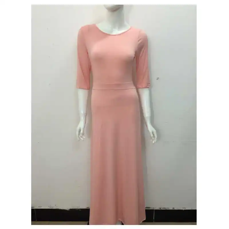 2017 элегантный лето женщины макси dress новое прибытие о шеи половина рукава высокой