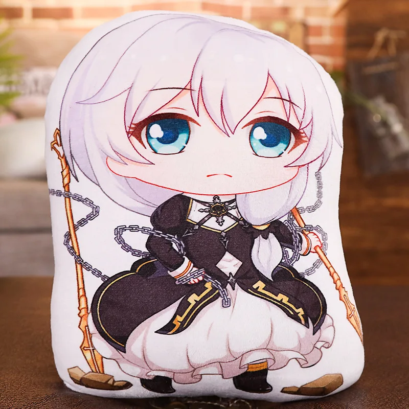 Honkai Impact 3 Подушка игрушка игра MmiHoYo Kiana Kaslana Raiden Mei короткая плюшевая кукла двухсторонний чехол Косплей 45 см