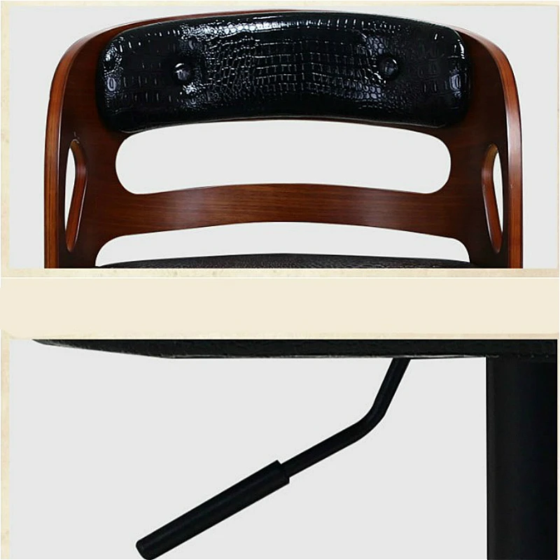 Деревянный задний барный стул многофункциональный передний стол Ретро высокий с