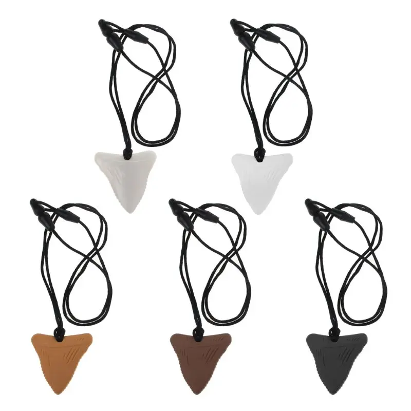 

Украшением и зубами акулы Силиконовое Зубное Цепочки и ожерелья для Пол нейтральный жевать Цепочки и ожерелья сенсорные подвеска-прорезыв...