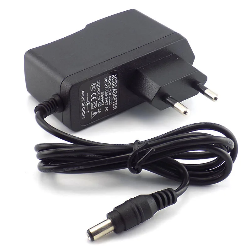 Адаптер преобразователь для светодиодной ленты 5 в пост. Тока 2 А 2000 мА 100 240 перем.