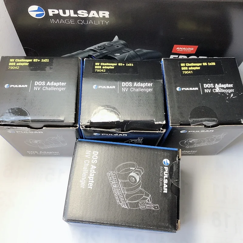Pulsar 79041 NV Challenger GS 1x20 DOS адаптер для Pulsar NV 74099 кольца для уменьшения: 36,38, 40,42, 44 мм, NV Challenger DOS адаптер