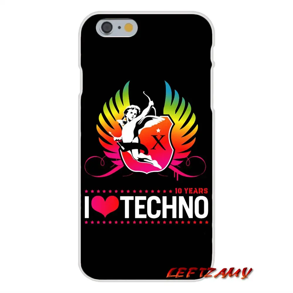 I Love Techno аксессуары чехлы для телефонов Xiaomi Mi6 Mi 6 A1 Max Mix 2 5X 6X Redmi Note 5 5A 4X 4A 4 3 Plus Pro |