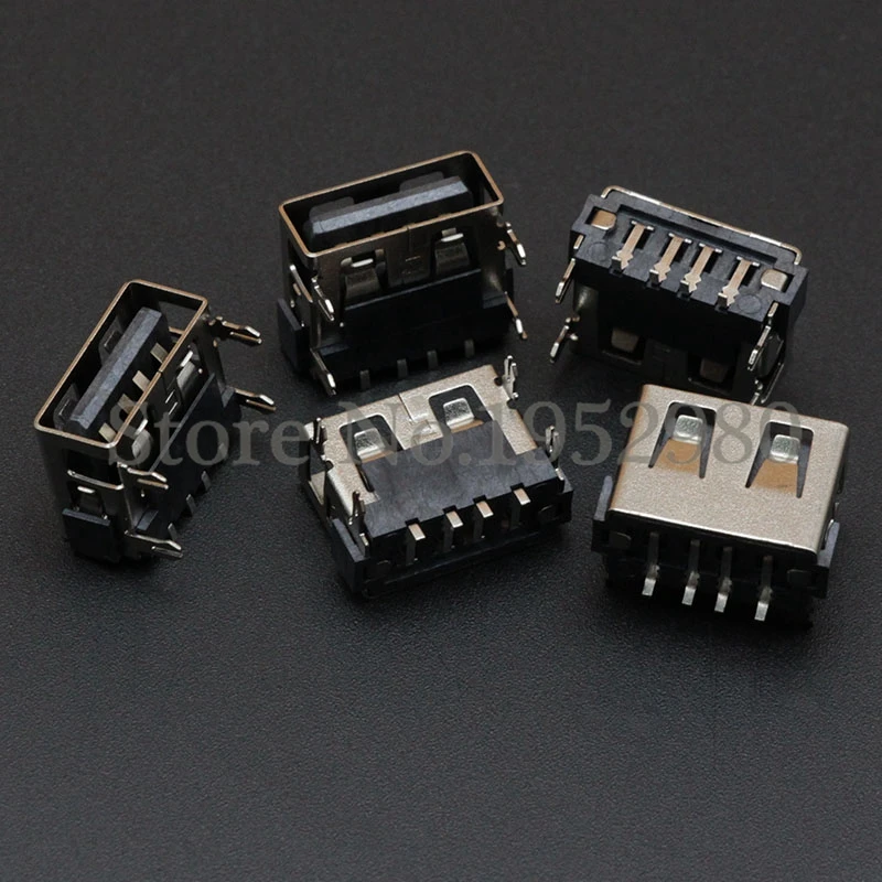 Новинка 10 шт. разъем USB 2 0 адаптер SMT гнездовой 4 фута высота мм контакта RoHS |