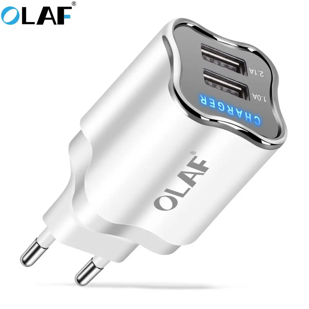 Зарядное устройство с 2 USB портами 5 В 1 А|Зарядные устройства для телефонов| |