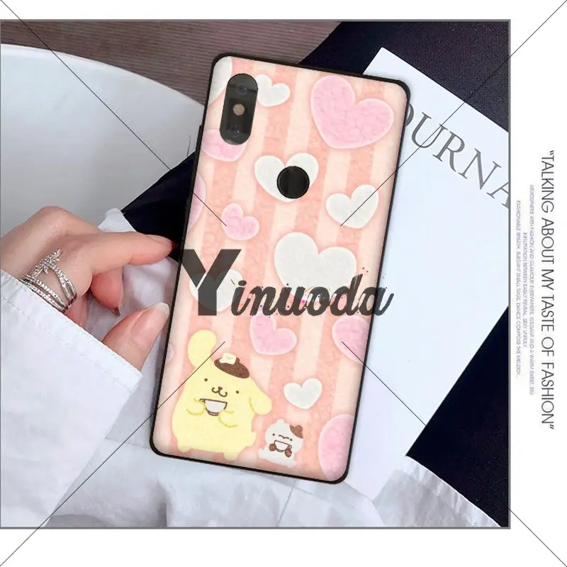 Yinuoda Sanrio pompompurin милый чехол для телефона с героями мультфильмов Xiaomi Mi 6 Mix2 Mix2S Note3 8