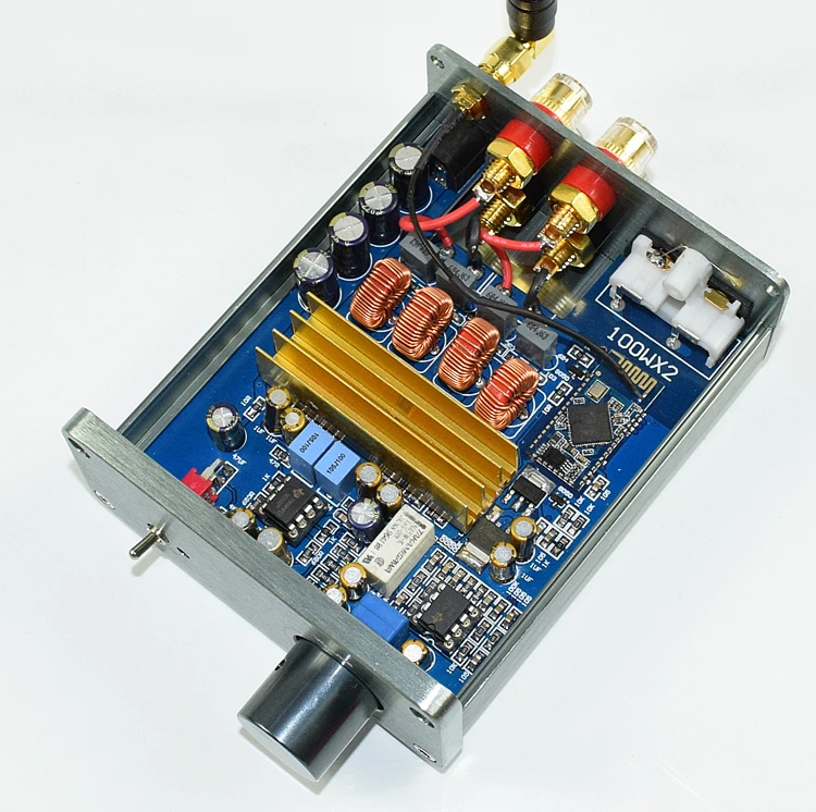Мини Высокая мощность 100 Вт * 2 двойной чип TPA3116 0 + Bluetooth HIFI fever цифровой усилитель |