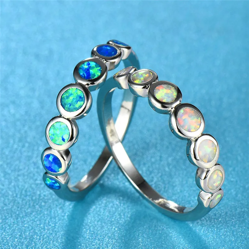 Женский маленький круглый перстень в стиле бохо серебряное кольцо с камнем