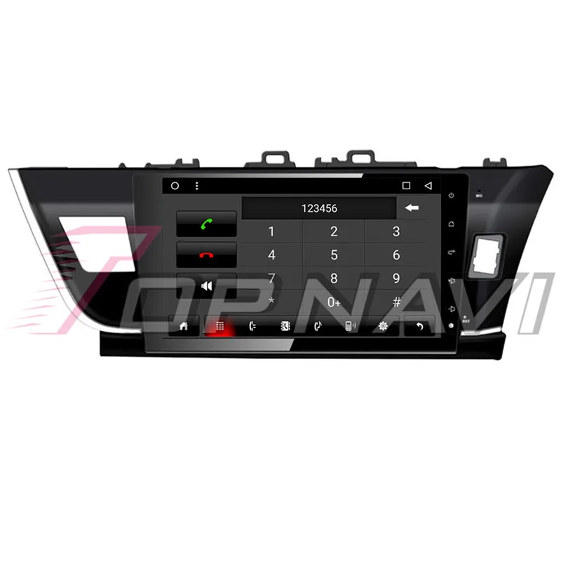 Авторадио 2 din для Toyota Corolla 2014 2015 2016 10 1 дюйма Android 8 автомобильный GPS-навигатор плеер