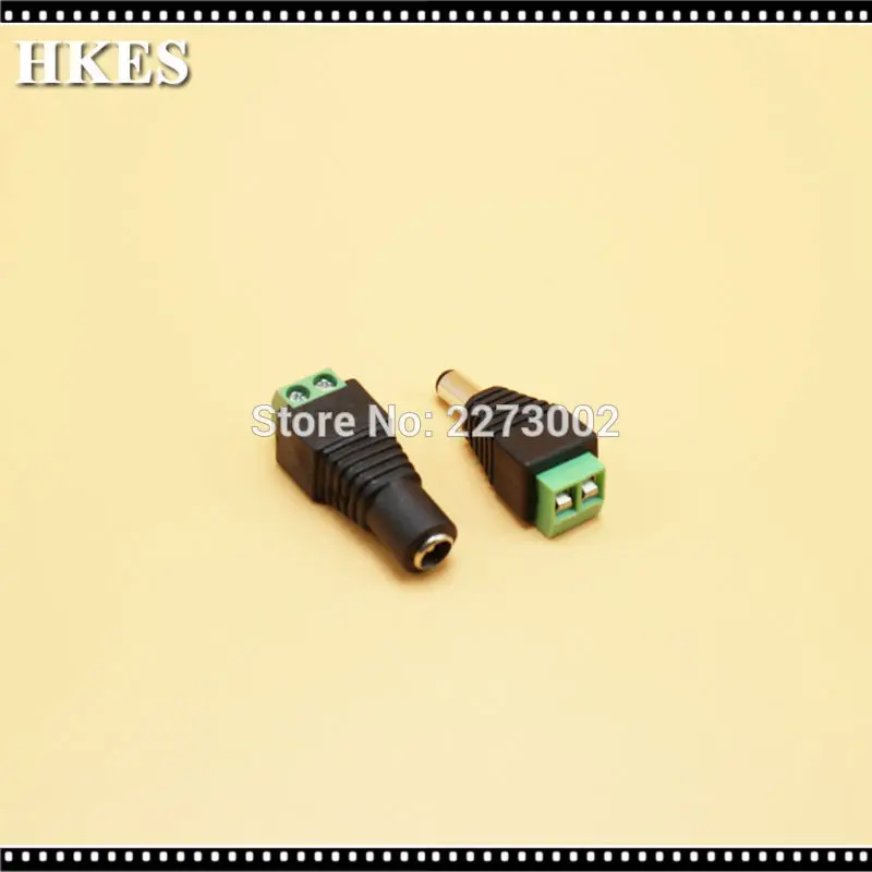 4 пары 2,1x5,5 DC power Male/2,5X5,5 Женский DC power Plug Jack адаптер Разъем для CCTV камеры светодиодный свет