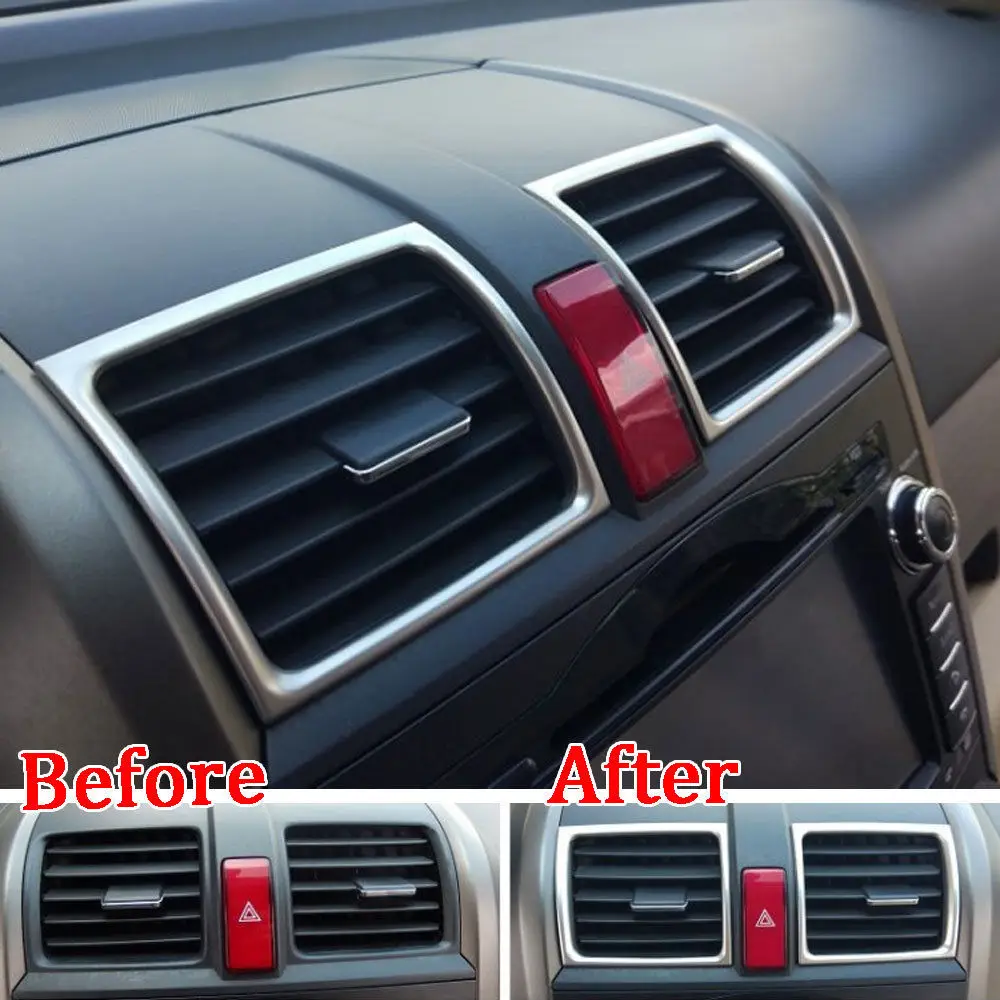 Подходит для Honda CR V CRV 2007 2008 2009 2010 2011 2 шт. Автомобильная консоль из нержавеющей