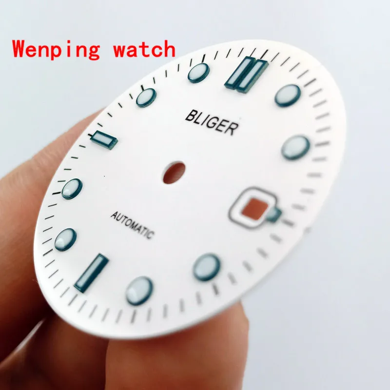 Лидер продаж модные стерильные белые часы 31 мм с циферблатом eta 2836/2824 2813/3804 Miyota 8215